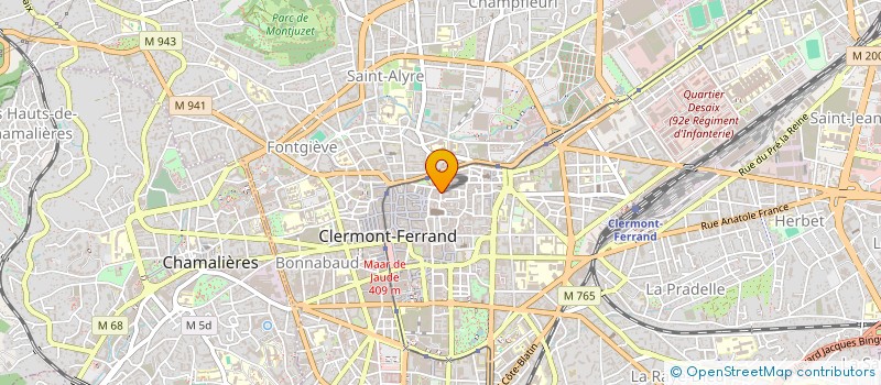 localisation de l'entreprise MADAME NATHALIE VUILLEMENOT à CLERMONT-FERRAND