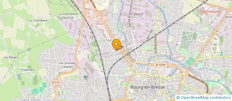 localisation de l'entreprise MADAME NATHALIE VUILLERMOZ à VIRIAT