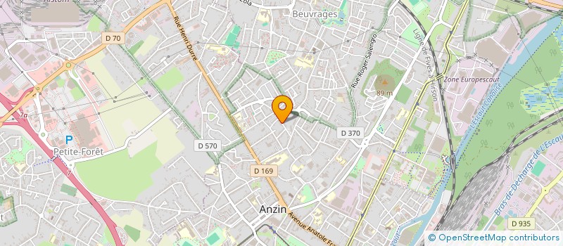 localisation de l'entreprise MADAME NATHALIE VUNCK  ANZIN