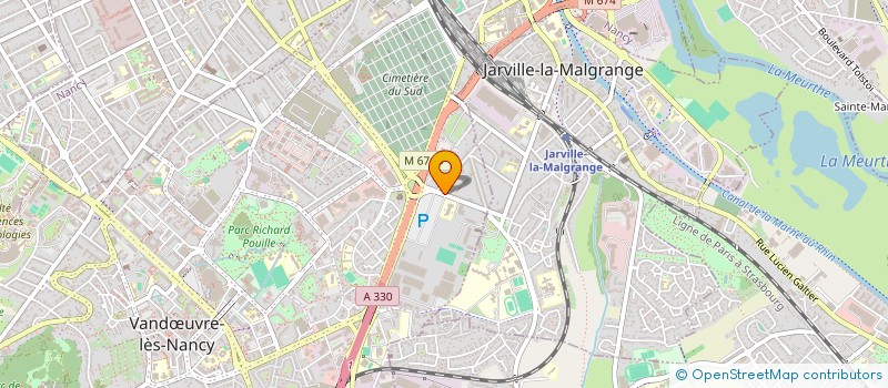 localisation de l'entreprise MADAME NATHALIE WAGNER  VANDUVRE-LES-NANCY