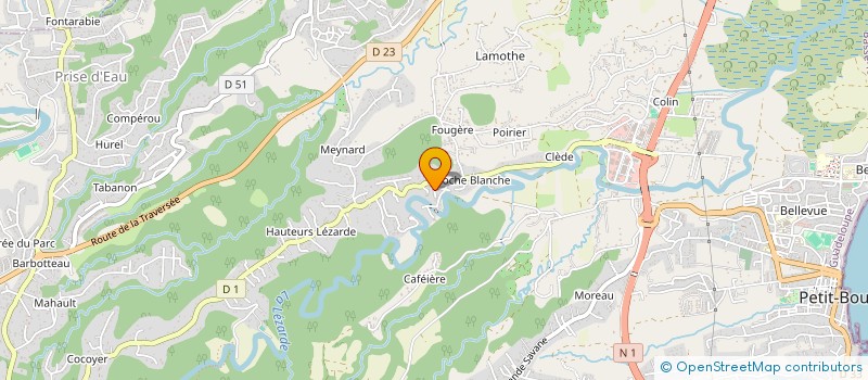 localisation de l'entreprise MADAME NATHALIE WAGNER  PETIT-BOURG