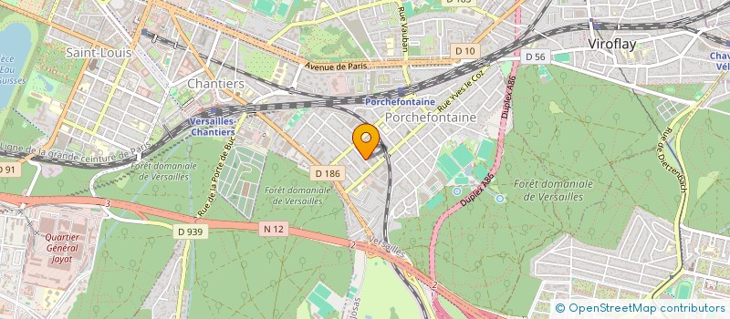 localisation de l'entreprise MADAME NATHALIE WALBIN à VERSAILLES