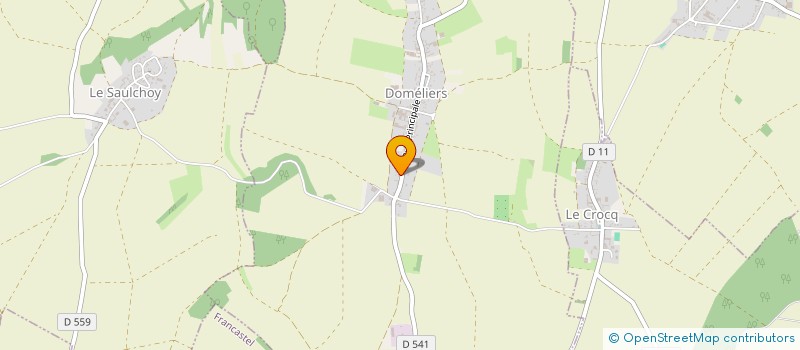 localisation de l'entreprise MADAME NATHALIE WALLET  PREVILLERS