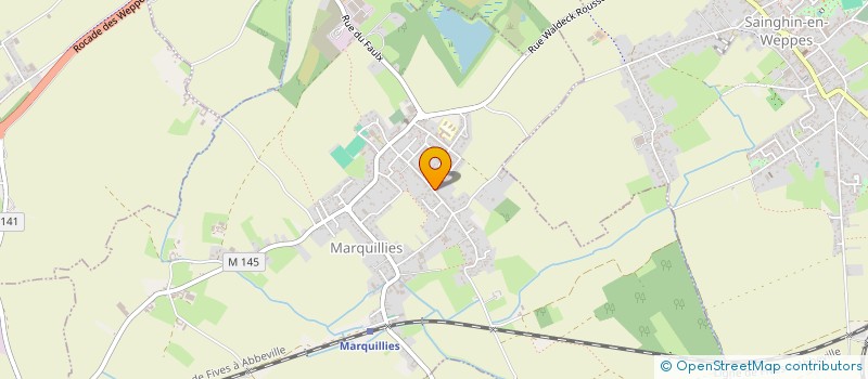 localisation de l'entreprise MADAME NATHALIE WANECQUE  MARQUILLIES