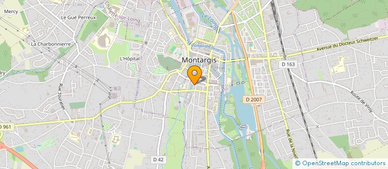 localisation de l'entreprise MADAME NATHALIE WAUQUIEZ à MONTARGIS