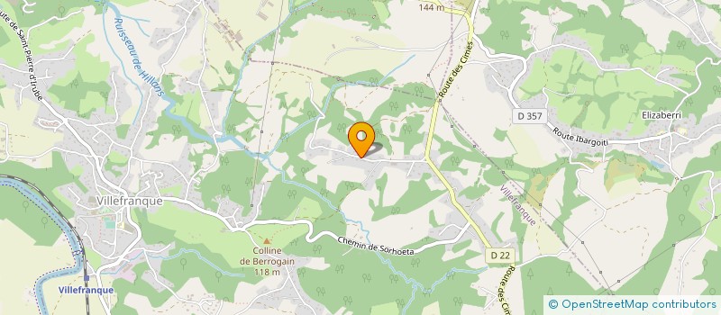 localisation de l'entreprise MADAME NATHALIE WERQUIN  VILLEFRANQUE