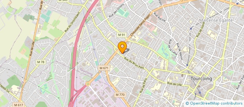 localisation de l'entreprise MADAME NATHALIE WILLEM  TOURCOING