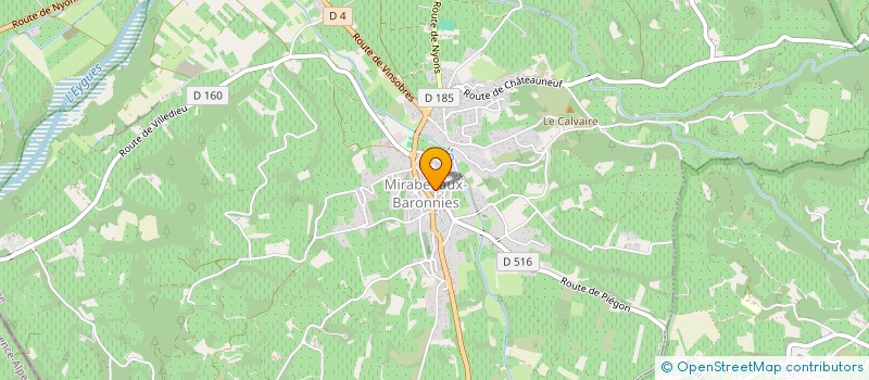 localisation de l'entreprise MADAME NATHALIE WILLEMS  MIRABEL-AUX-BARONNIES