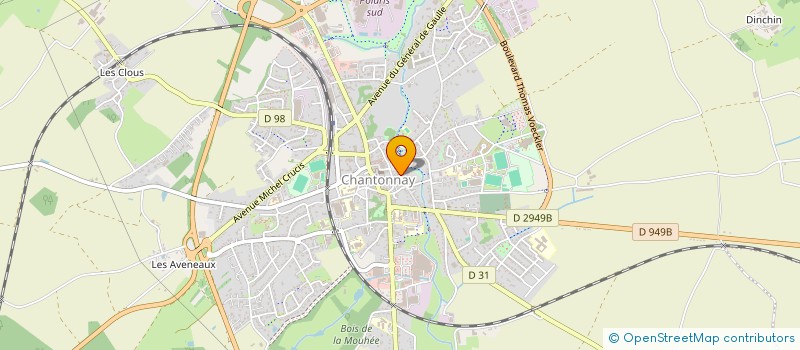 localisation de l'entreprise MADAME NATHALIE WILMAN  CHANTONNAY