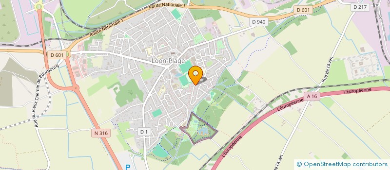 localisation de l'entreprise MADAME NATHALIE WINCKEL  LOON-PLAGE