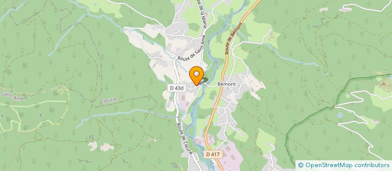 localisation de l'entreprise MADAME NATHALIE WINTERSTEIN  CLEURIE