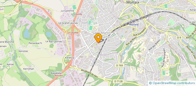 localisation de l'entreprise MADAME NATHALIE WITZ  MORLAIX