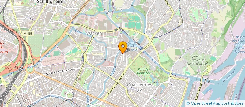 localisation de l'entreprise MADAME NATHALIE WOELFFEL  STRASBOURG