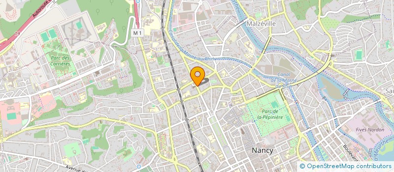 localisation de l'entreprise MADAME NATHALIE WOITRAIN  NANCY