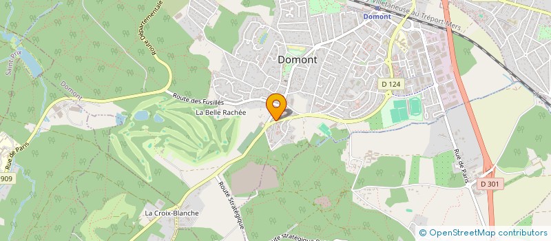 localisation de l'entreprise MADAME NATHALIE WOJCIK  DOMONT