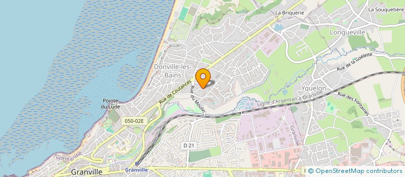 localisation de l'entreprise MADAME NATHALIE WORTHAM  DONVILLE-LES-BAINS