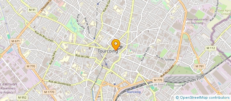 localisation de l'entreprise MADAME NATHALIE WU  TOURCOING