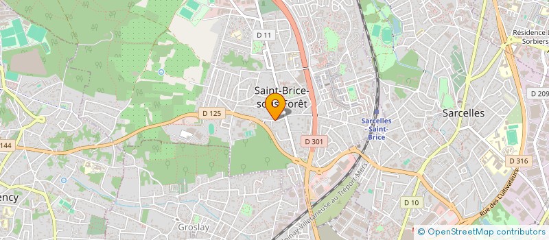 localisation de l'entreprise MADAME NATHALIE YABAS  SAINT-BRICE-SOUS-FORET