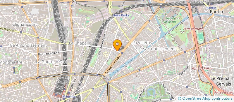 localisation de l'entreprise MADAME NATHALIE YAO  PARIS 19