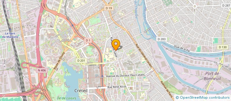 localisation de l'entreprise MADAME NATHALIE YATTAH  CRETEIL