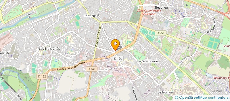 localisation de l'entreprise MADAME NATHALIE YEPES  POITIERS