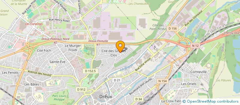 localisation de l'entreprise MADAME NATHALIE YNESTA à DREUX
