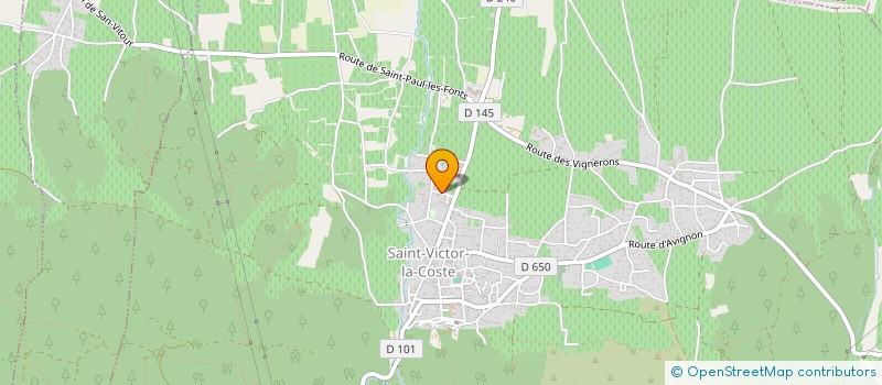 localisation de l'entreprise MADAME NATHALIE YOSBERGUE  SAINT-VICTOR-LA-COSTE