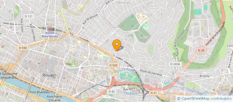 localisation de l'entreprise MADAME NATHALIE YVER  ROUEN