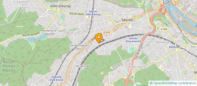localisation de l'entreprise MADAME NATHALIE YVONNE RAPHAEL à SEVRES