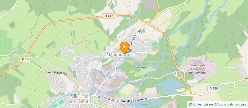 localisation de l'entreprise MADAME NATHALIE ZAEPFEL  MAGNONCOURT