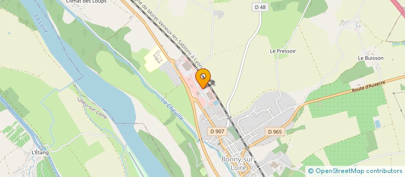 localisation de l'entreprise MADAME NATHALIE ZAJAC à BONNY-SUR-LOIRE