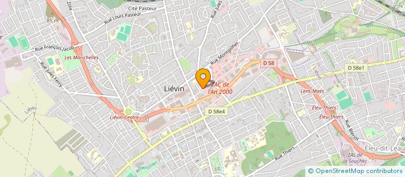 localisation de l'entreprise MADAME NATHALIE ZELAT  LIEVIN