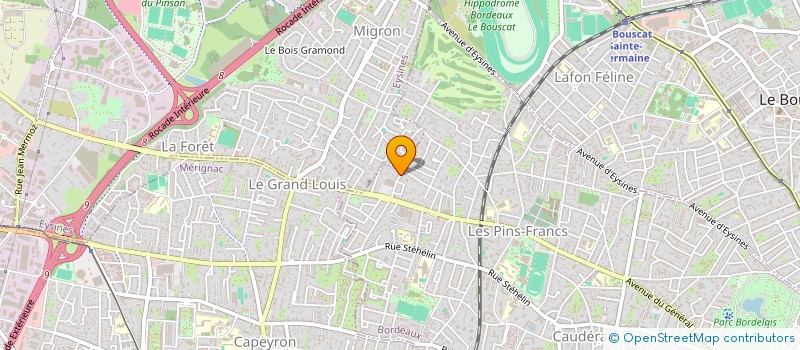 localisation de l'entreprise MADAME NATHALIE ZIGLIARA  BORDEAUX