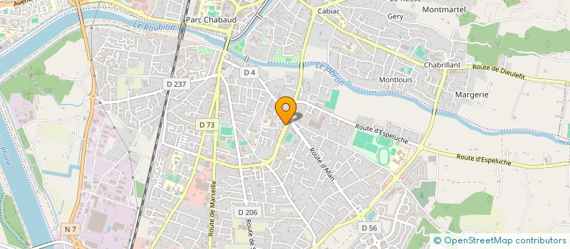 localisation de l'entreprise MADAME NATHALIE ZREINEH  MONTELIMAR