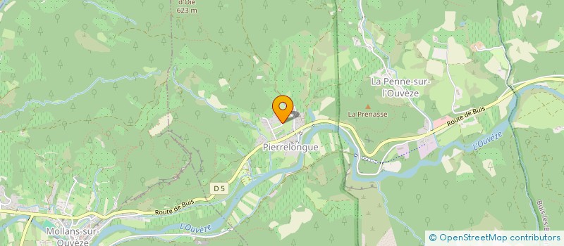 localisation de l'entreprise MADAME NATHALIE ZUCCHELLI  PIERRELONGUE