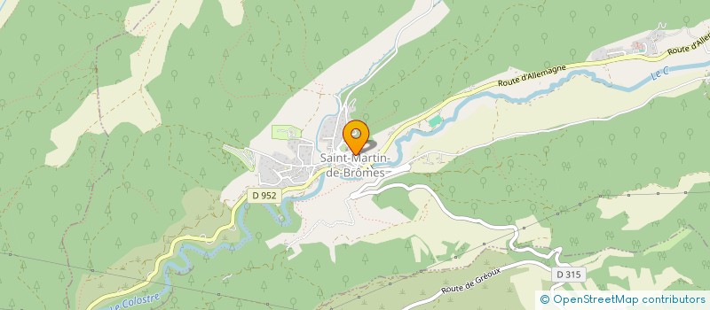 localisation de l'entreprise MADAME NATHALY BROGNIET  GREOUX-LES-BAINS