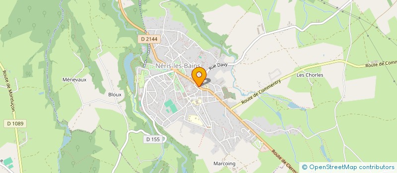 localisation de l'entreprise MADAME NATHALY JOVENAUX  NERIS-LES-BAINS