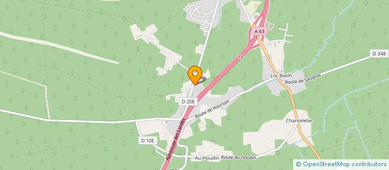 localisation de l'entreprise MADAME NATHALY PIRES  SAUGNAC-ET-MURET