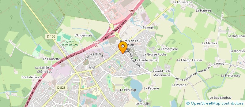 localisation de l'entreprise MADAME NATHANAEL BOMPAIS  LIFFRE