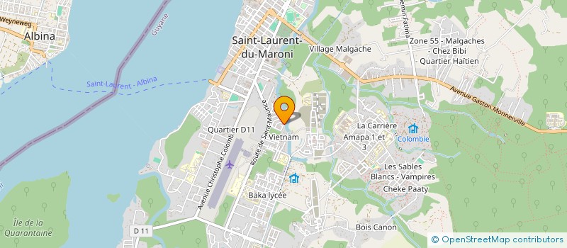 localisation de l'entreprise MADAME NATHANAEL MICHEL à SAINT-LAURENT-DU-MARONI