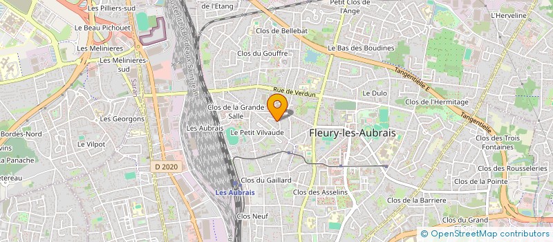 localisation de l'entreprise MADAME NATHANAEL PAYET  FLEURY-LES-AUBRAIS