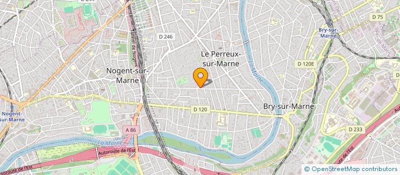 localisation de l'entreprise MADAME NATHANAELE IGLESIAS  LE PERREUX-SUR-MARNE