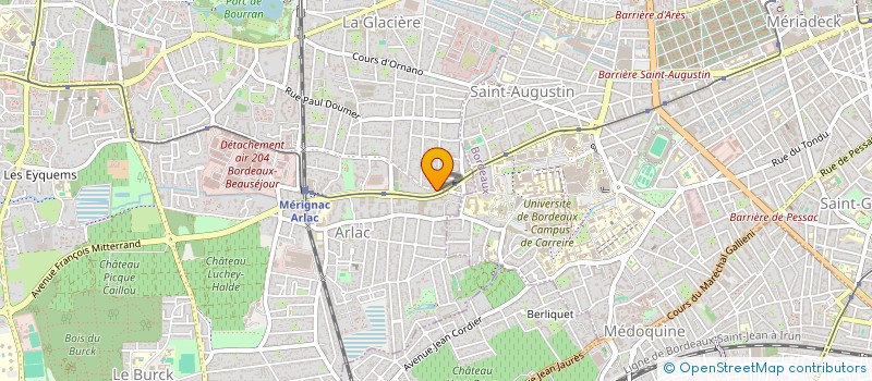 localisation de l'entreprise MADAME NATHANAELLE BOUBAULT  MERIGNAC