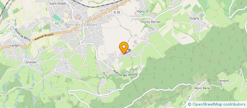 localisation de l'entreprise MADAME NATHANAELLE BURGNARD  BONS-EN-CHABLAIS