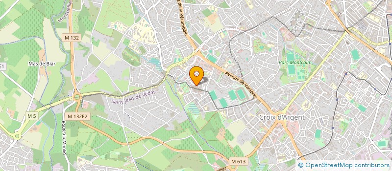 localisation de l'entreprise MADAME NATHANAELLE EDWIGES à MONTPELLIER