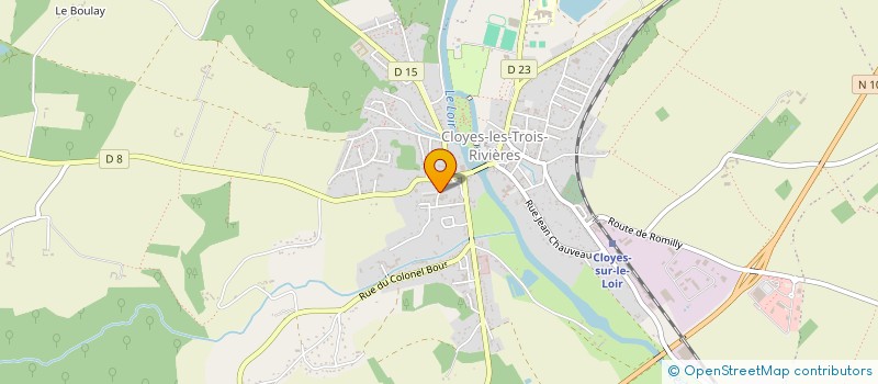 localisation de l'entreprise MADAME NATHANAELLE HERVEY à CLOYES-LES-TROIS-RIVIERES
