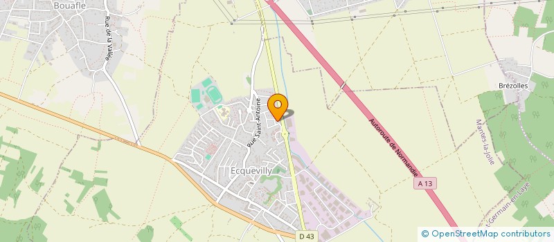 localisation de l'entreprise MADAME NATHANAELLE MICHEL  ECQUEVILLY