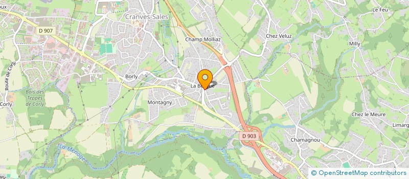 localisation de l'entreprise MADAME NATHANAELLE PATRON  CRANVES-SALES