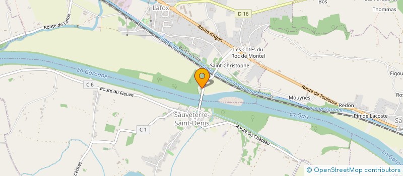 localisation de l'entreprise MADAME NATHANAELLE SAINT-SEVIN  LAFOX