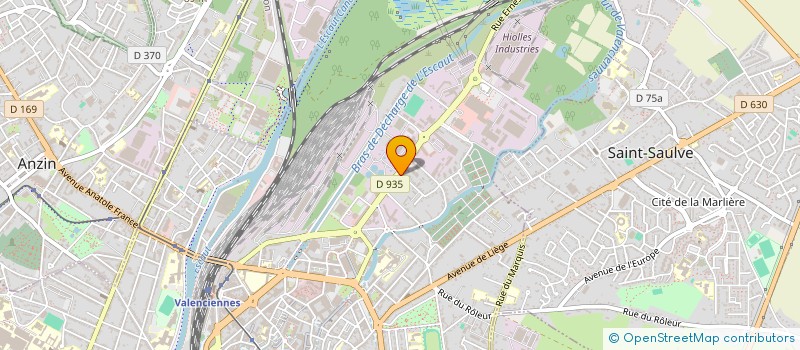 localisation de l'entreprise MADAME NATHEA DUQUESNE  VALENCIENNES